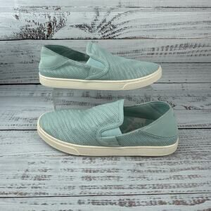 OluKai Pehuea Womens EU 39 US 9 Slip-on Sneakers Swell Blue Green